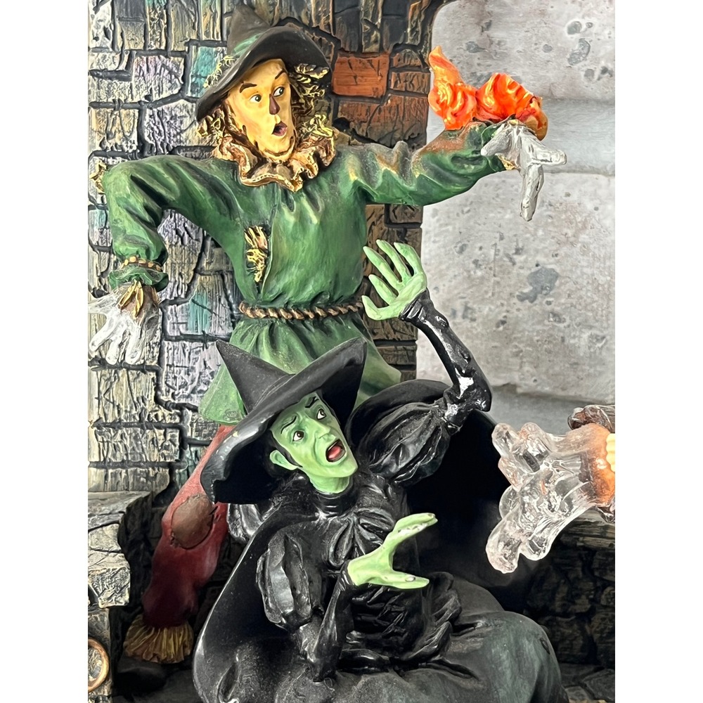 I'm Melting Wizard of Oz Collectible Figurine w Dorothy Scarecrow Wicked Witch - Picture 2 of 10